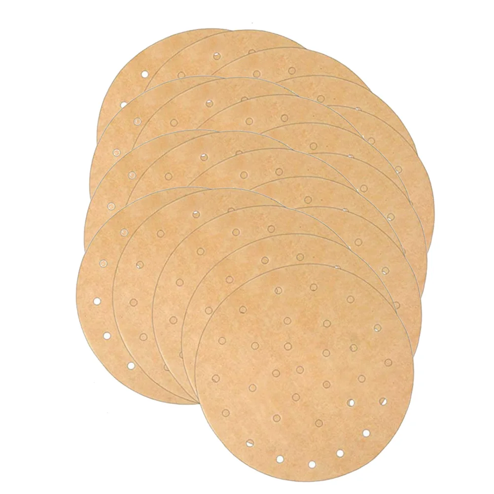 

200 Pcs Barbecue Paper Non Stick BBQ Non Stick Bbq Paper Supplies Lightweight Round Liners Cake Pan Steamer Basket
