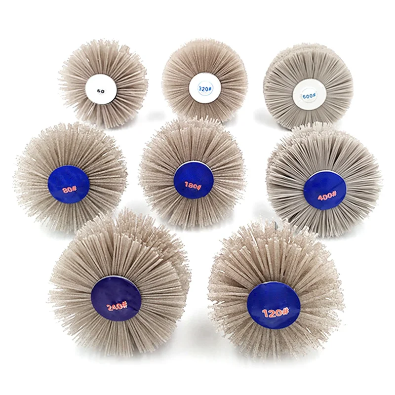 ABPQ-Set di testine per molatura 60 80 120 180 240 320 400 600 Metallo+Nylon Perfetto per rimuovere la ruggine