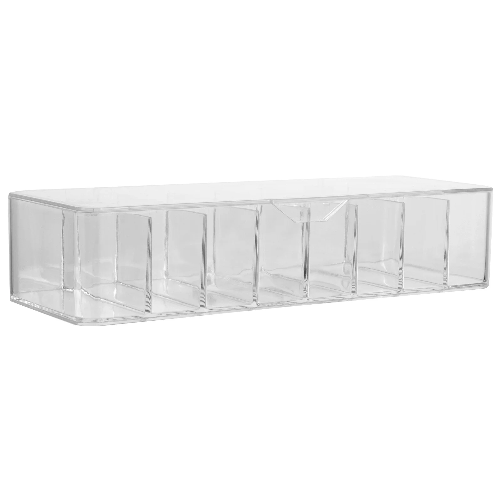 Caja organizadora de cables, caja de almacenamiento de cables acrílicos, tapa de 8 compartimentos, estuche organizador de almacenamiento de cables a prueba de polvo para electrónica