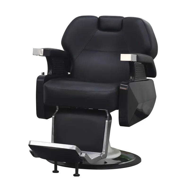 High-Quality&Electric Barber Chair with Adjustable Headrest and Lift Function for Hair Salons, Beauty Spas, and Massage Parlors