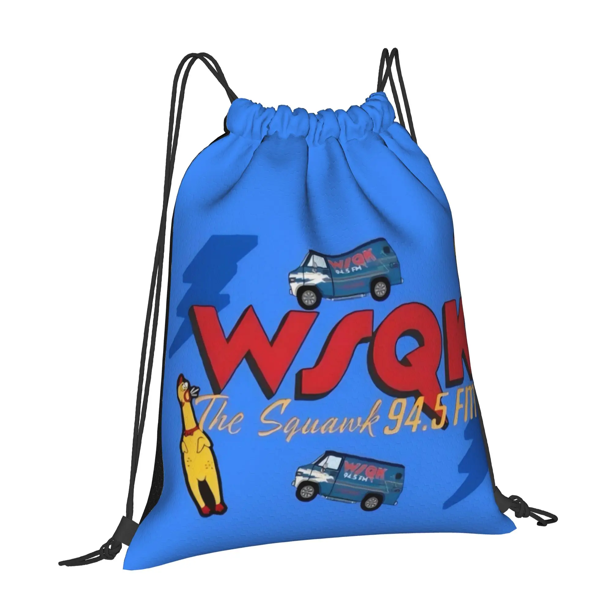 WSQK 5 WSQK Multi-function Pocket Men Women Storage Backpack Teenager Travel Bag Print Drawstring Bags