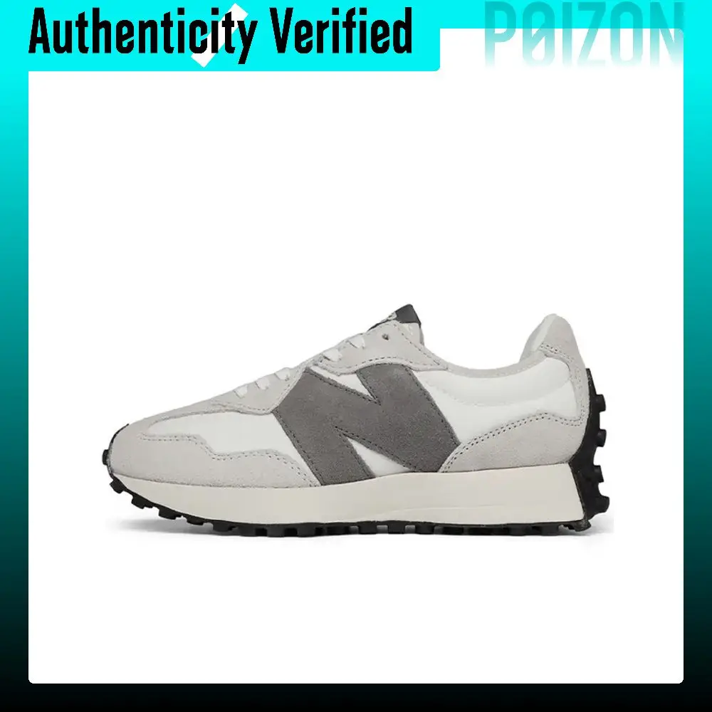 New Balance NB 327 Low top Casual City Commuting Running Shoes Unisex Gray White MS327WE