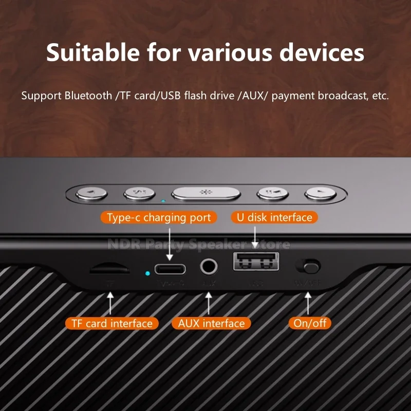 Nowa kreatywna symulacja płomienia Kominek Audio Małe kolorowe oświetlenie domowe Panoramiczne głośniki bezprzewodowe Bluetooth