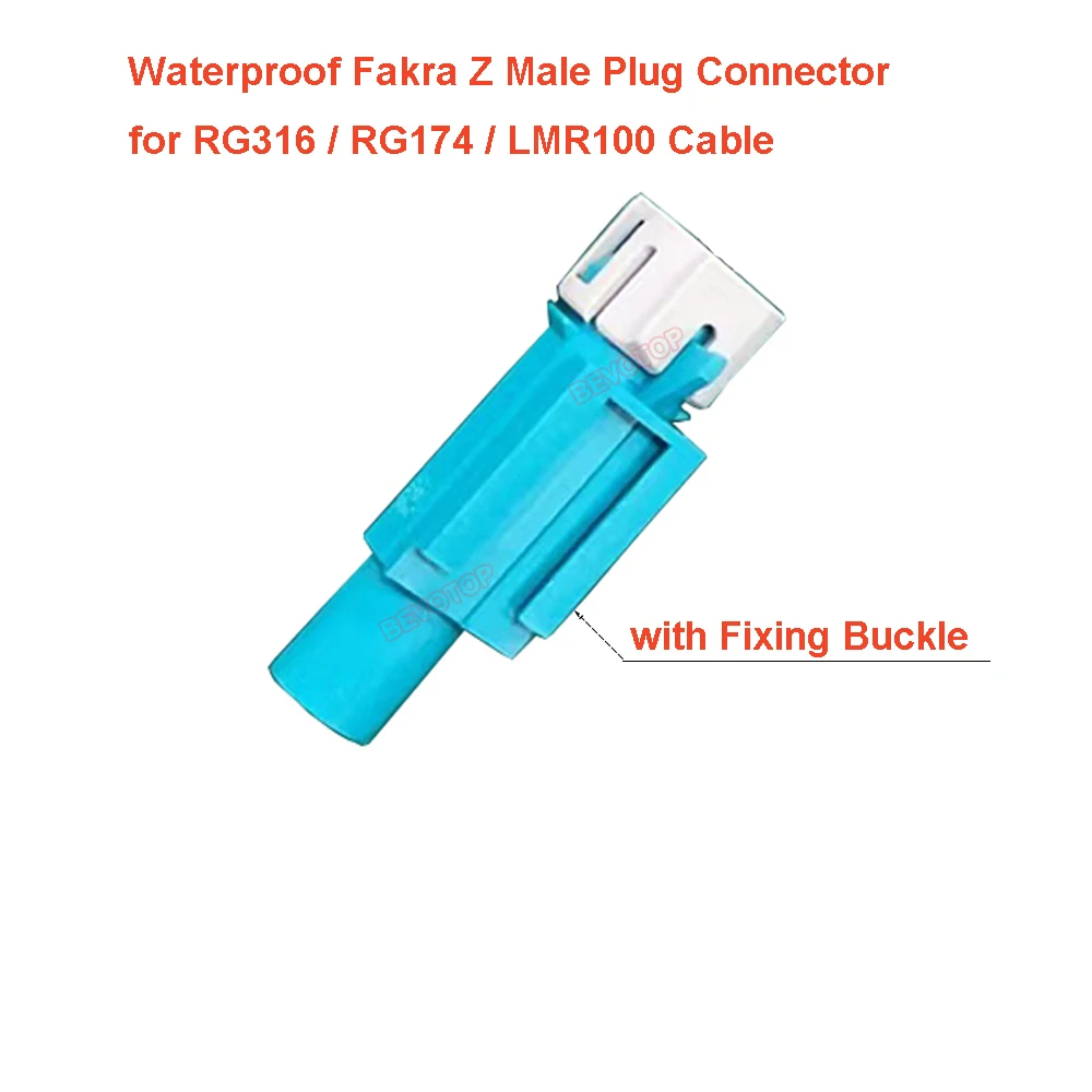 10PCS/LOT Waterproof Fakra Z Female Jack 50Ohm 50-1.5 Wire Connector for RG174 RG316 LMR100 Cable High Quality RF Coax Connector