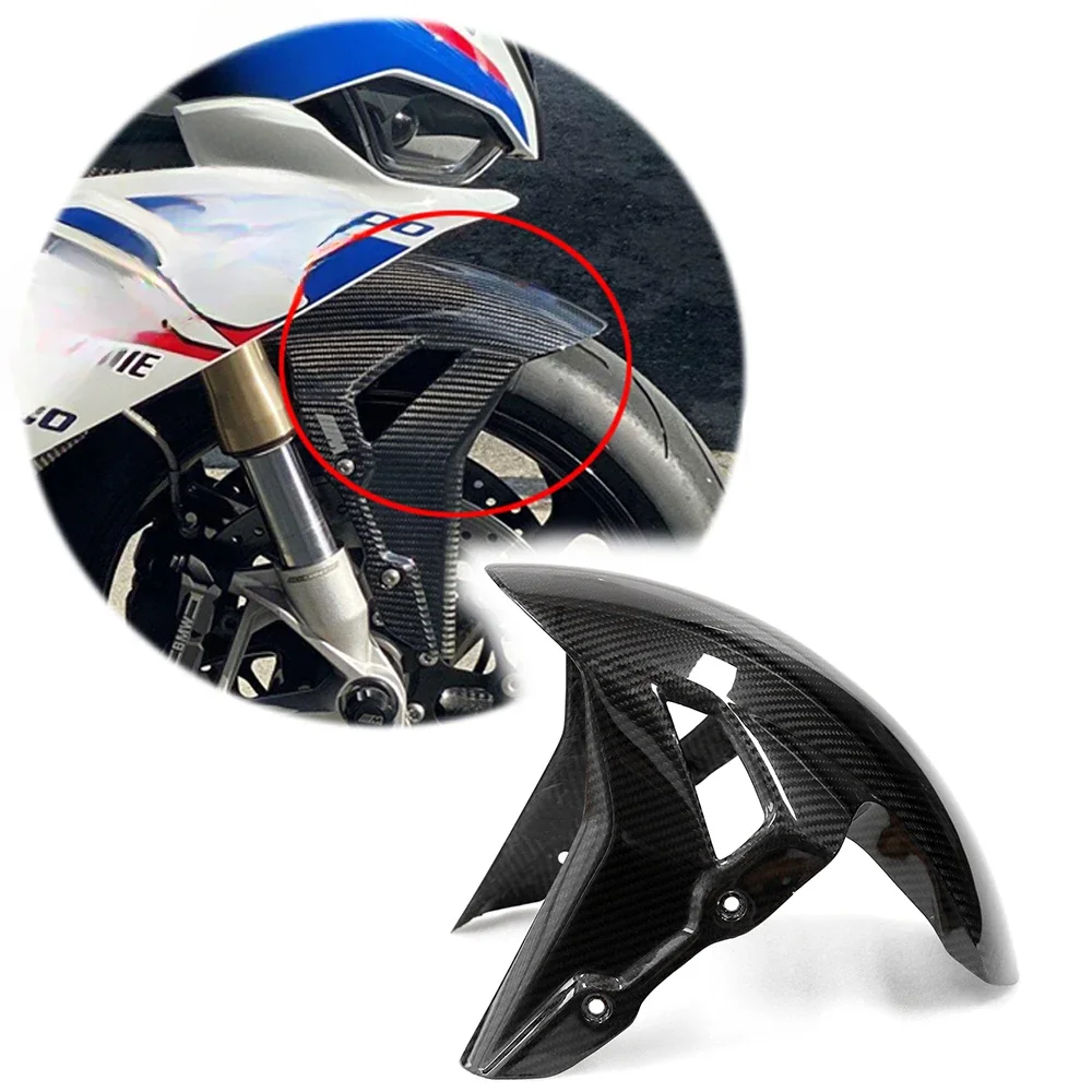 

Carbon Fiber for BMs S1000RR S1000 RR S 1000R Motorcycle Modified Front Fender Splash Mud Dust Guard Mudguard 2019 2020