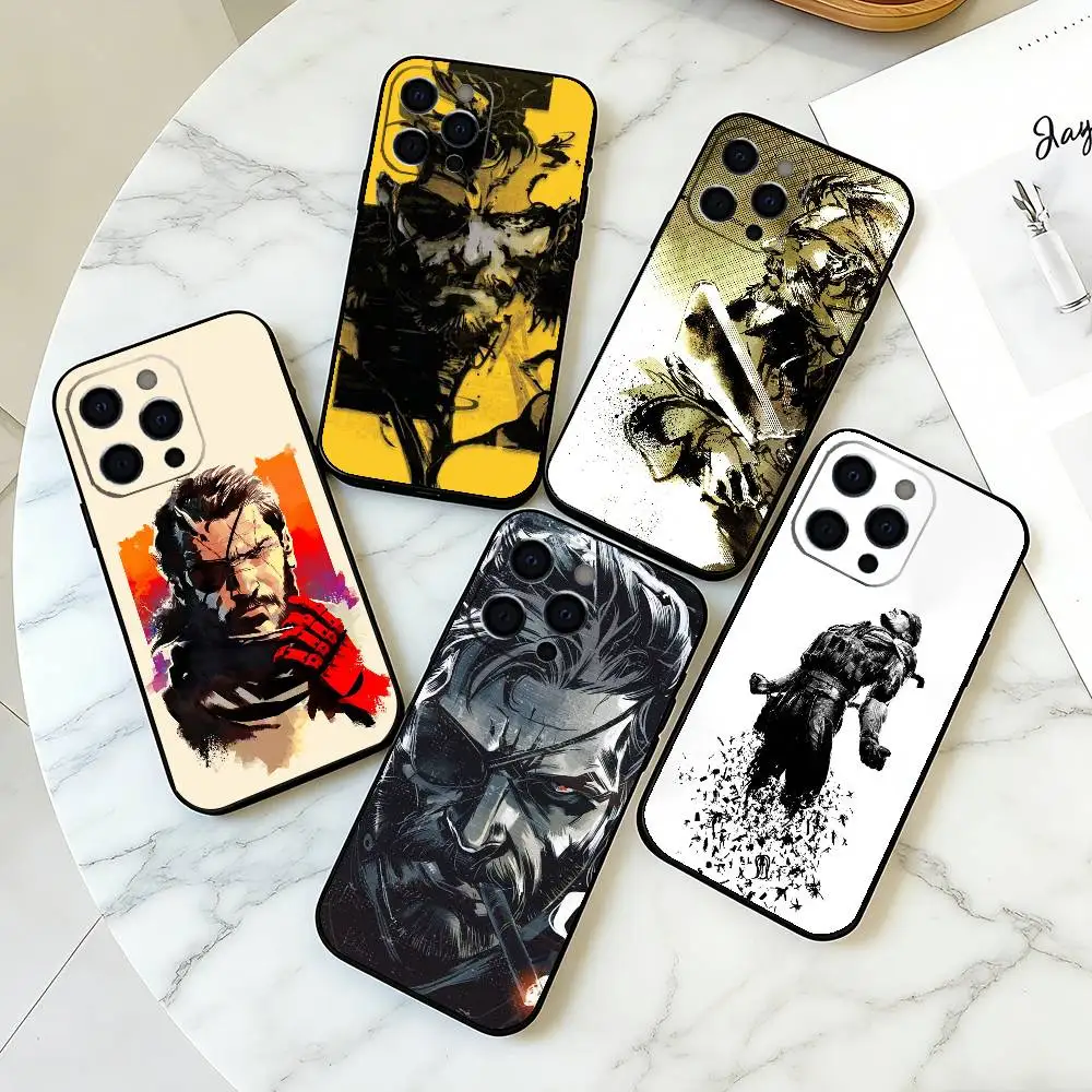 

Game M-Metal Gear S-Solid Phone Case For iPhone 17,16,15,14,13,12,11 Plus,Pro Max,XS,Soft Silicone Black Cover