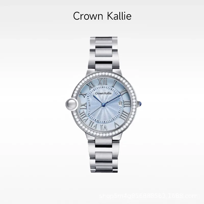 Crown Kallie Blue Balloon Confession Series Limited Edition Back Transparent Fully Automatic Women's Watch CK8133