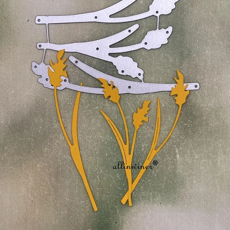 

Reed decoration Metal Cutting Dies for DIY Scrapbooking Album Paper Cards Decorative Crafts Embossing Die Cuts