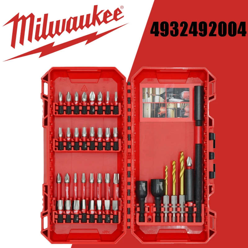 Milwaukee 4932492004 Impact Drivers 40 Pieces Hexagon Antirust Tool Box Protect Power Tool Accessories