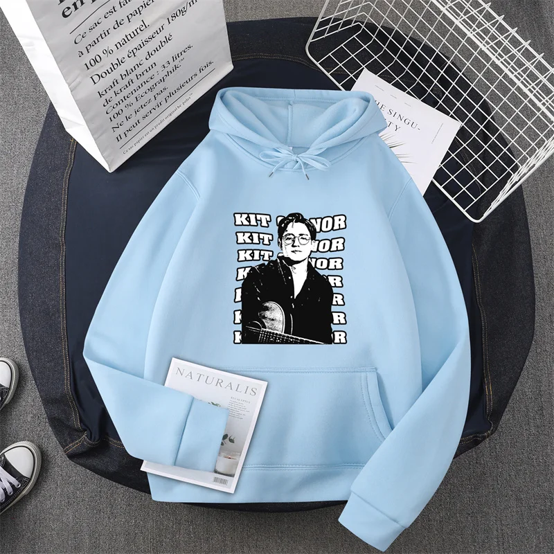 كونور هوديي للرجال والنساء ، طقم ملابس بنمط هاراجاكو برقبة مستديرة ، موضة #3