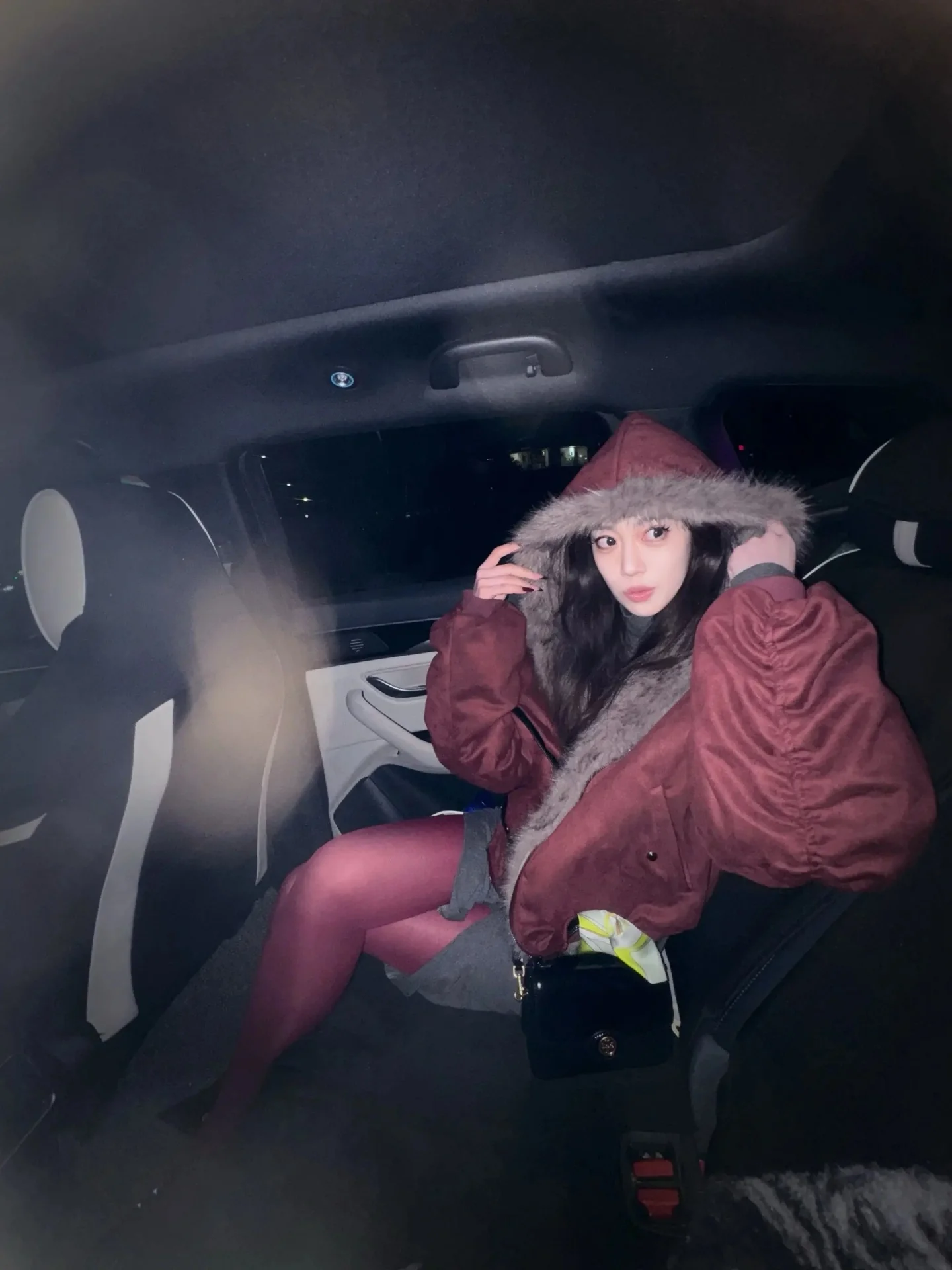 

Красная зимняя куртка Cleanfit из хлопка с флисовой подкладкой и меховым воротником, дизайн Mountain Eagle, повседневная теплая утолщенная куртка