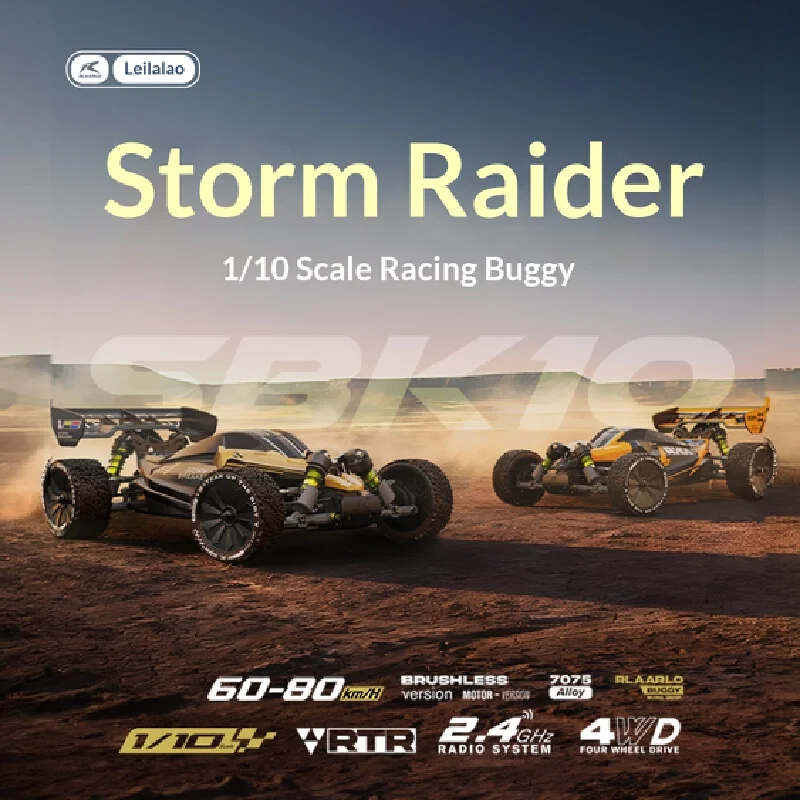 SBK10 Storm Breaker 1/10 Brushless 4WD RC Buggy Off-Road Racing Drift Car High Speed Vehicle Toy Gift for Adults
