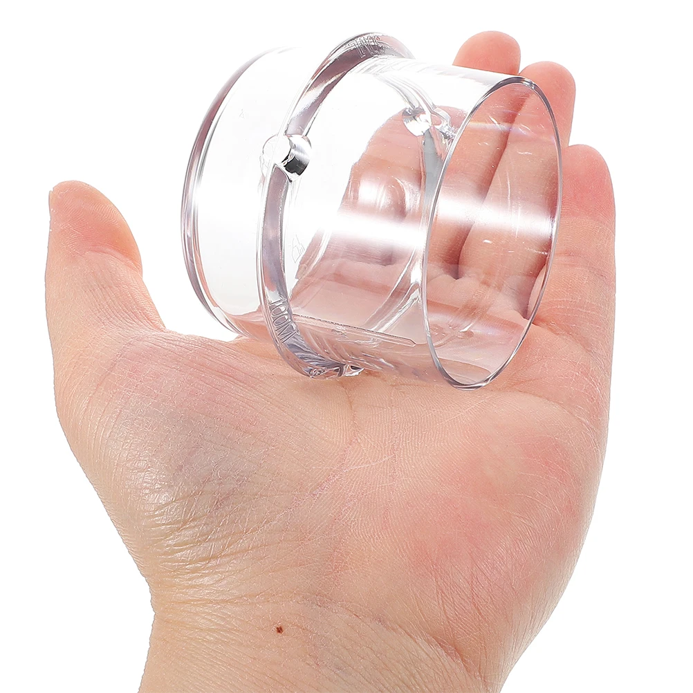 

2Pcs Clear Measuring Cup Spillproof Dosing Cap Replacement Lid Plastic Cover Compatible Blender