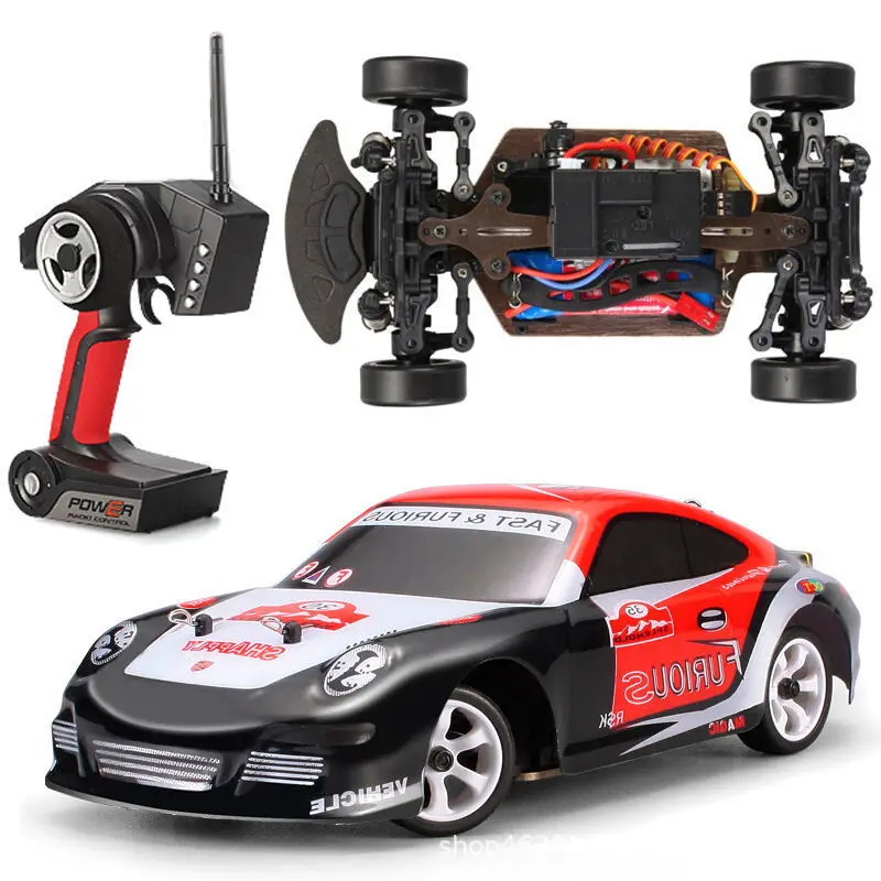 

K969 1:28 4WD 2.4G Mini RC Racing Car High Speed Off-Road Remote Control Drift Toys Alloy Vehicle for Children Kids Gift