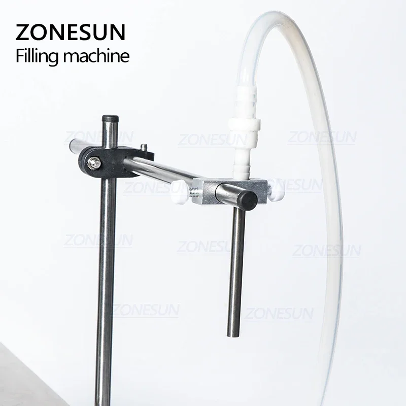 ZONESUN Liquid Filling Machine CNC Semi-auto Peristaltic Pump Bottle Vial Filler Perfume Essential Cosmetics Production ZS-YT80