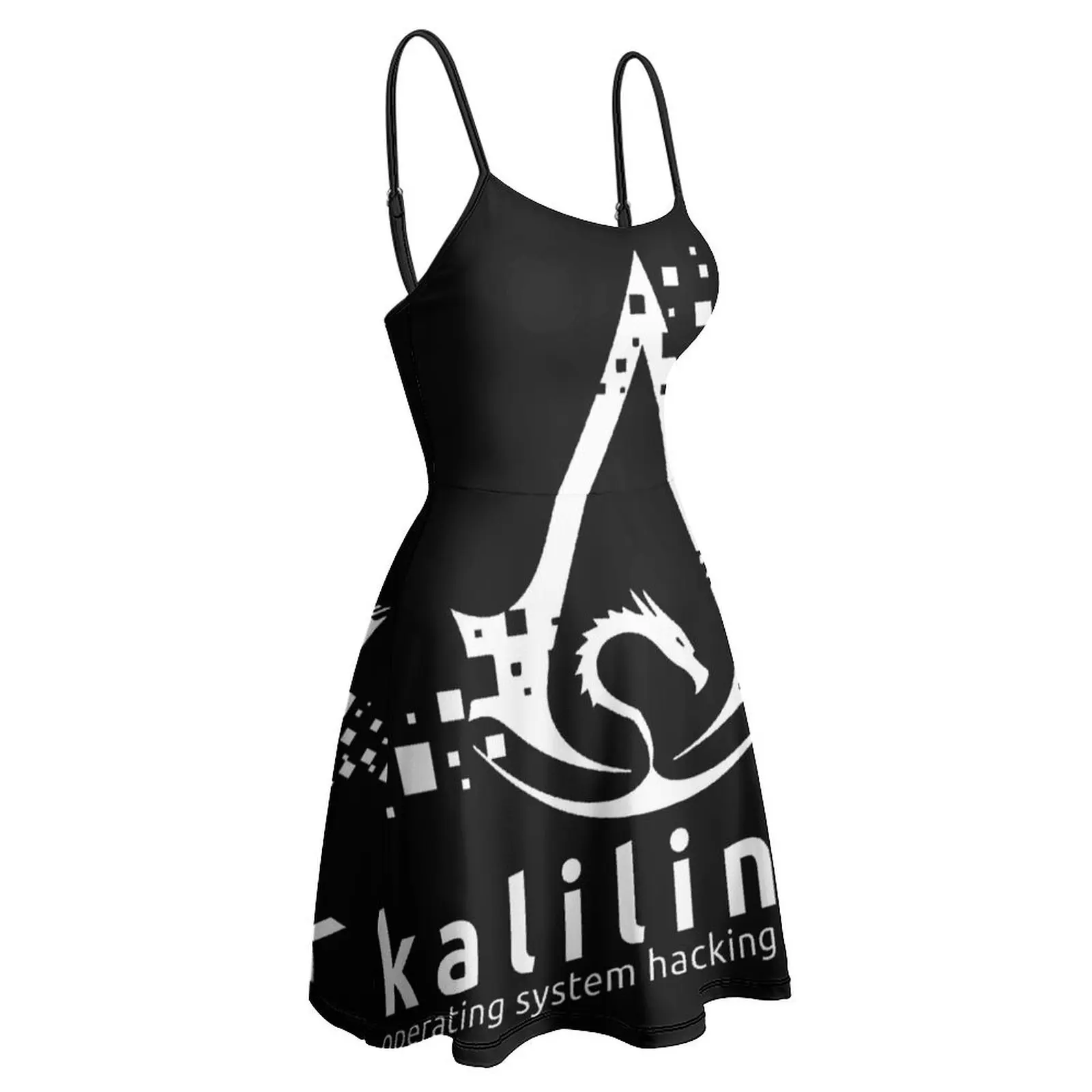 Kali Linux Sistema Operativo Hacking And Security para mujer, Sling Dress, Humor Graphic The Dress, Classic, Sexy, vestido de cóctel para mujer