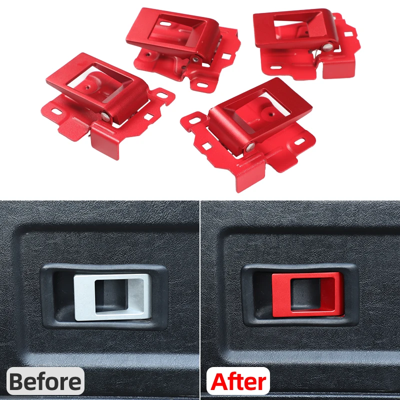 

For Land Rover Defender 90 110 130 204-2018 Carbon steel Car Inside Door Bowl Handle Decoration Cover Interior Car Accessories