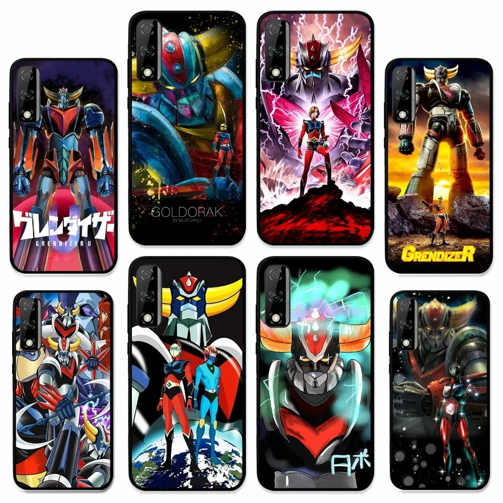 U-UFO R-Robot G-Goldorak Phone Case For Huawei Y9 6 7 5 Prime Enjoy 7s 7 8 Plus 7a 9e 9plus 8E Lite Psmart Shell