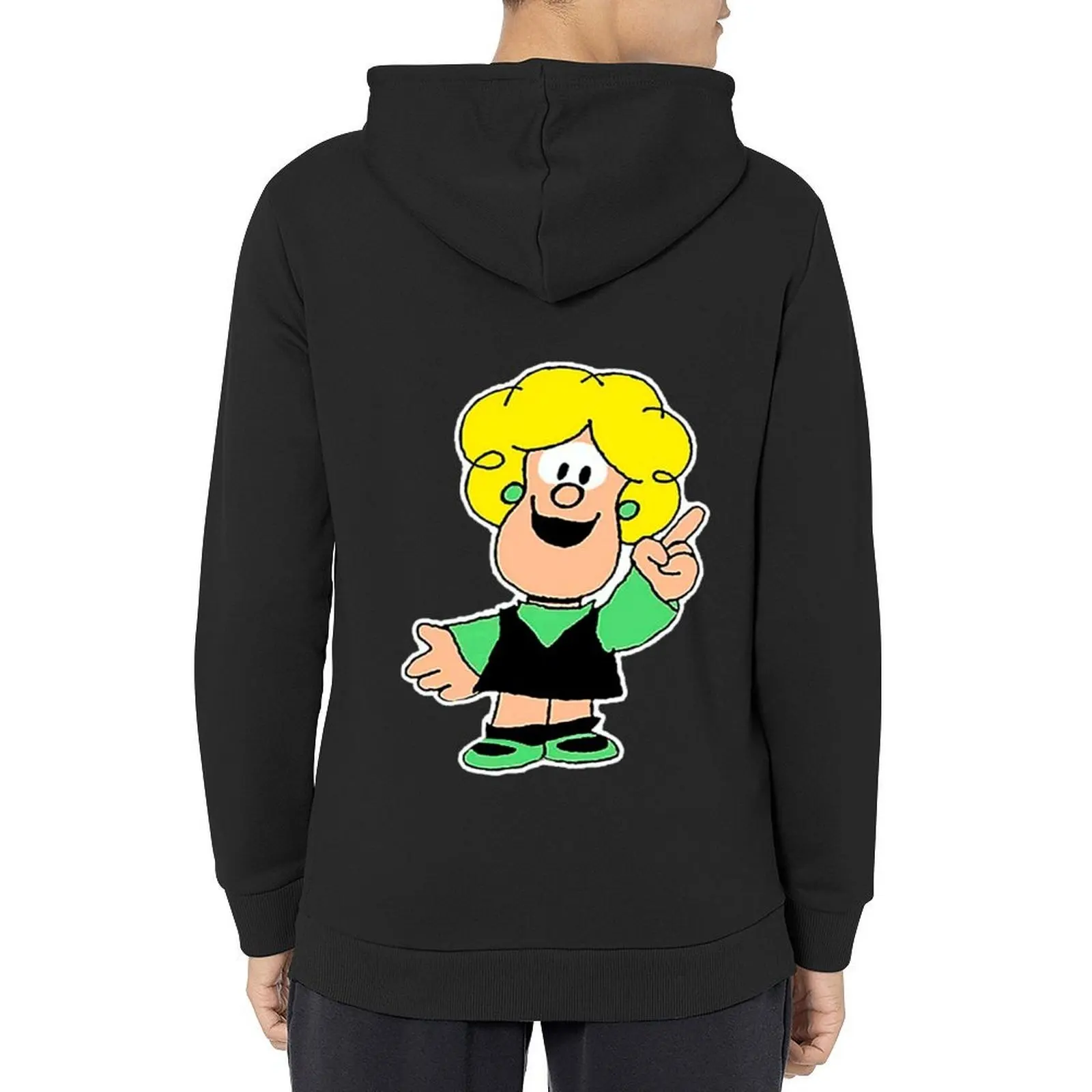 

Mafalda is a friend of Susanita Hoodie winter clothes men's sweat-shirt korean style clothes mens clothes anime hoodie