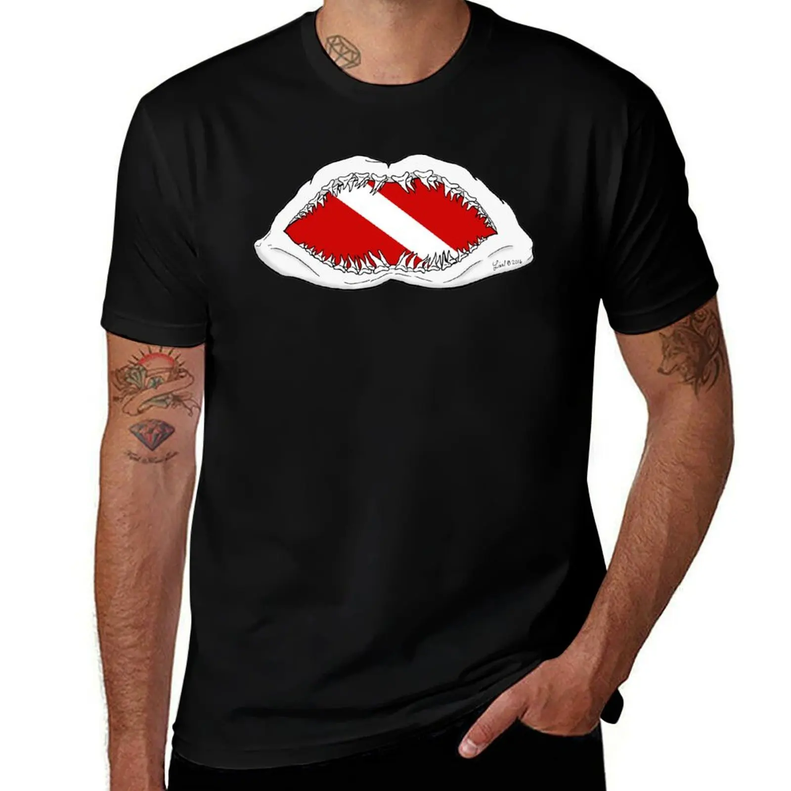

Mako Jaws Diver T-Shirt t shirt man cotton cotton t shirts man 100% T-Shirt