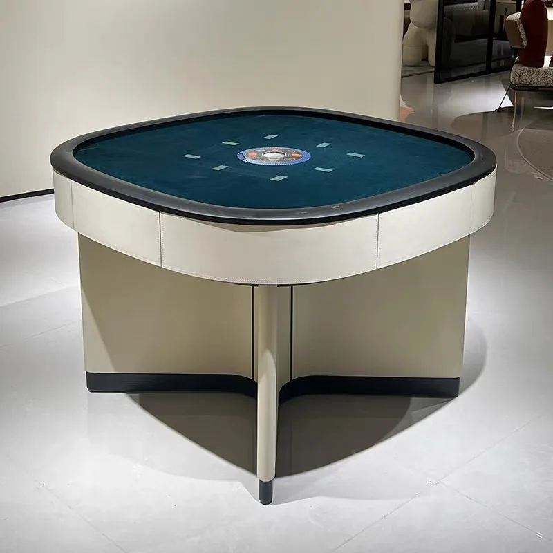 طاولة جونغ منزلية أوتوماتيكية بالكامل، سرج كهربائي فاخر وخفيف الوزن