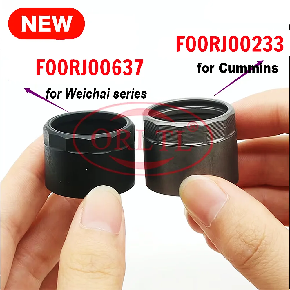 

F00RJ00233 Крышка нижнего давления электромагнитного клапана форсунки F00RJ00637 Гайка крышки инъекционной головки для BOSCH Weichai Cummins серии 120