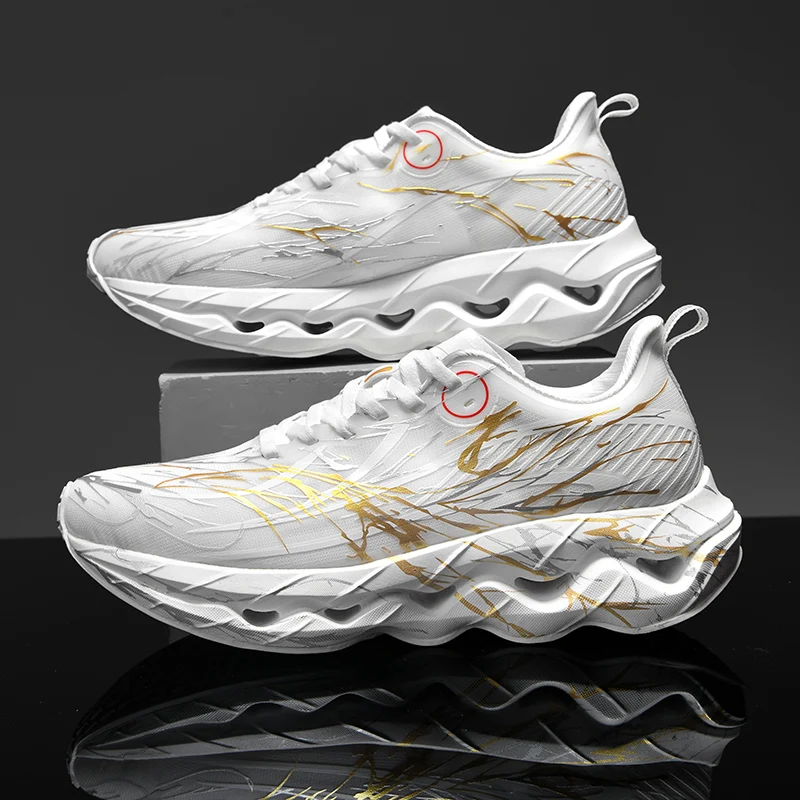 

2025 New Carbon Plate Running Shoes for Men, Autumn and Winter Ultra-Light Shock-Absorbing Couple Racing Fly-Knit Breathable Reb