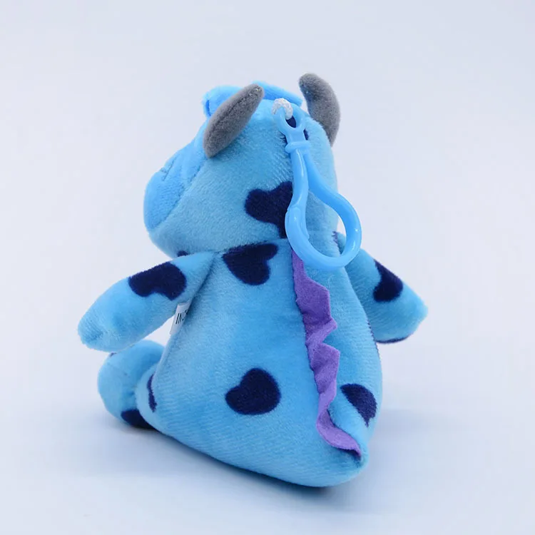 디즈니 몬스터 대학교 봉제 인형 키체인 펜던트 제임스 설리반 마이크 와조스키 부드러운 인형 키링 선물