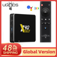 UGOOS X4Q Extra/Plus/Pro/Cube Smart TV Box Android 11 Amlogic S905X4 Set top Box AV1 1000M BT5.1 4K 4G 32G/64G/128G 2G/16G