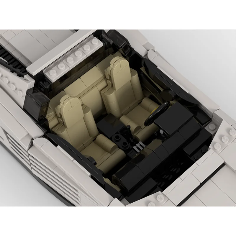 1484PCS New MOC Car Model (1:20) Testarossa V12 City Road Sports Car Adult Modular Building Blocks Toy Gift