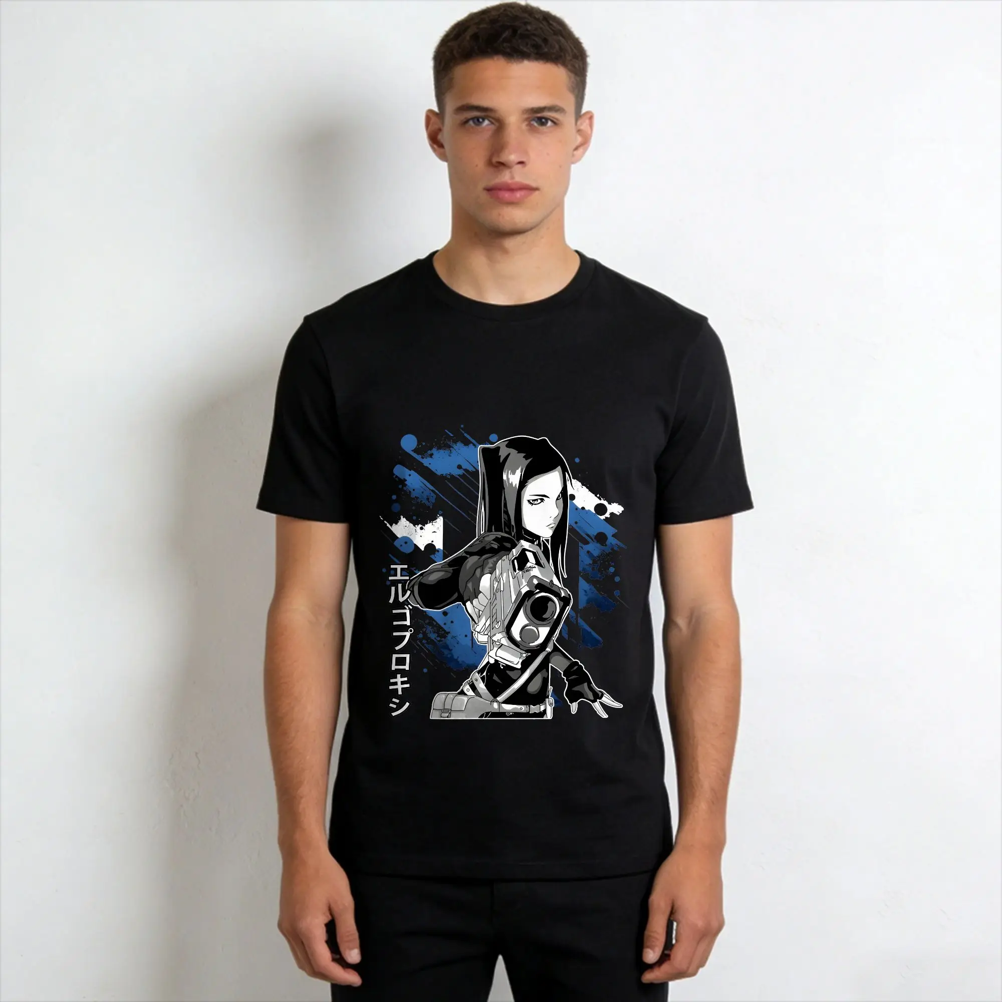 Ergo Proxy  T-Shirt Summer  Hip Hop T-Shirts Man 100% Cotton Crew Neck 4XL 5XL 6XL Top Tees Short-Sleeved Y2K Retro Tops