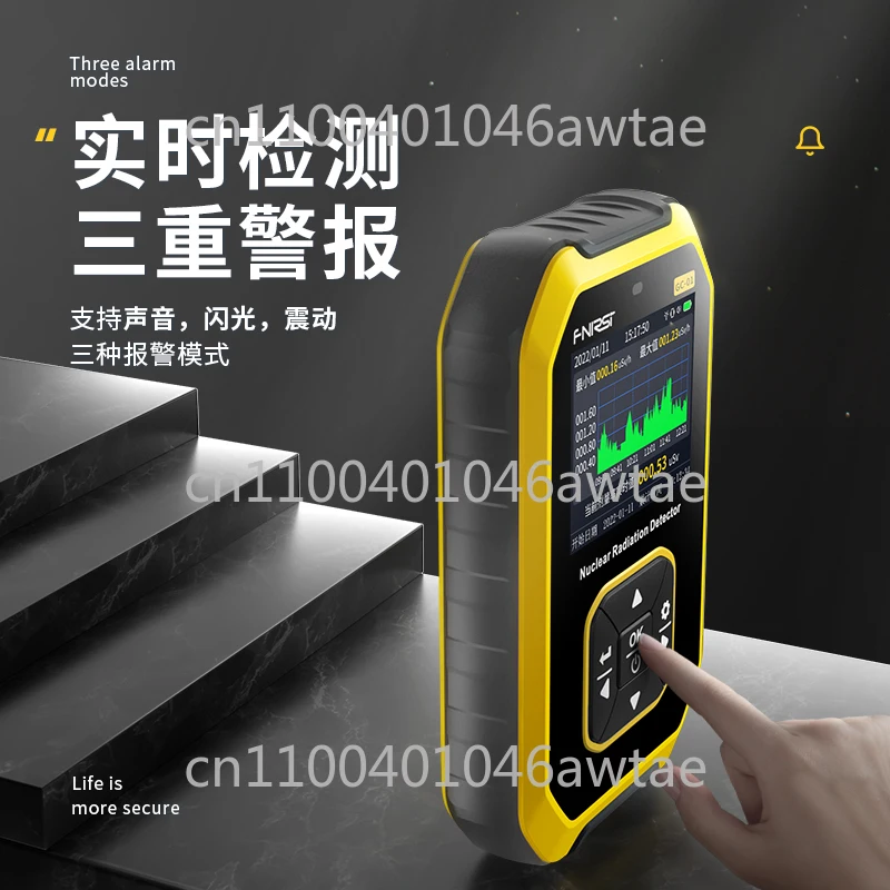 

Professional Radioactive Ray Ionization Personal Dose Alarm Instrument Geiger Counter