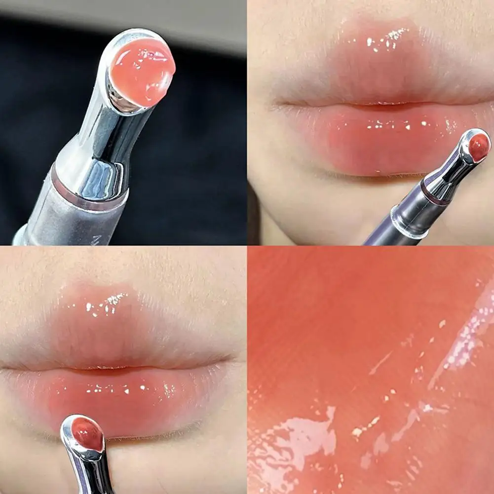 Smalto per labbra a specchio scintillante a 6 colori, labbra acquose Lucidalabbra acquoso leggero scintillante Trucco idratante Idratante, lunga durata