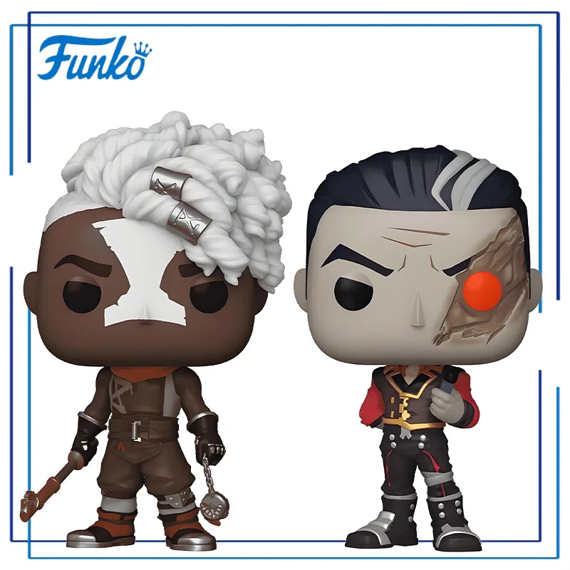 

Подлинное издание FUNKO POP Arcane: League of Legends Ekko & Silco, аниме, украшение для рабочего стола, модель игрушки, Коллекционная модель