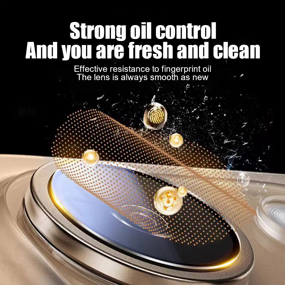 2Pcs Camera Protector for iPhone 16 Pro Phone Screen Protector 15 Plus 14 Pro Max 13 Camera Lens Protective Film 12 11 XR XS Max - náhled 2