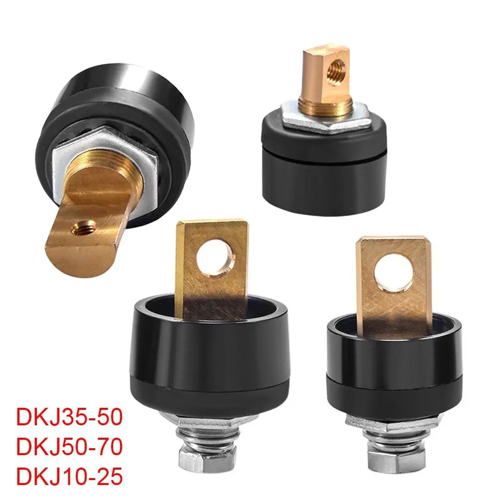 1Pcs Single Plate European Rear Plate Fast Connector Socket DKJ10-25 35-50 Welding Machine Front/Rear Panel Quick Connector Tool