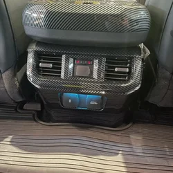 Fit For Ford F150 F-150 Raptor 2021 2022 2023 ABS Carbon Fiber Front/Rear Exhaust Outlet Vents Trim Interior Accessories