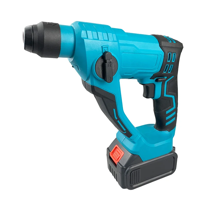 Portable Lightweight Cordless Impact Drill Multifunctional DIY Grade Small Lithium Electric Rotary Hammer Battery Power Source