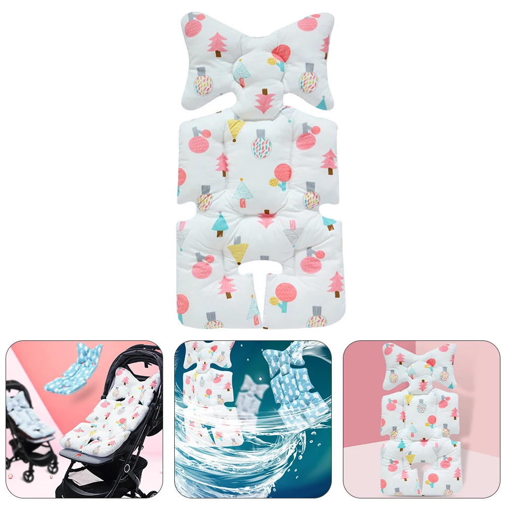 

Stroller Baby Cushion Large Size Lightweight Cotton Mat Breathable Seat for Car Seats Infants Swings Support Pressure