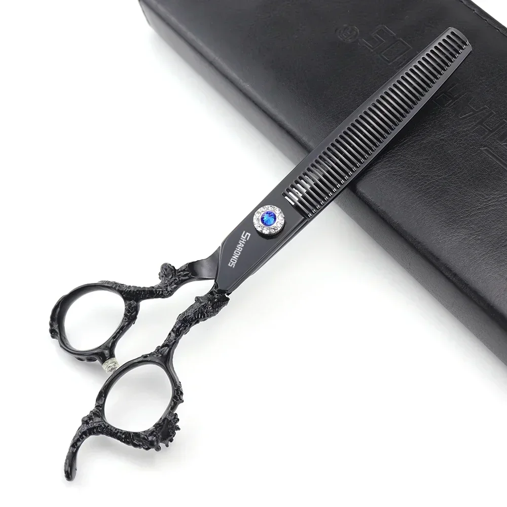 Hairdressing Professional Scissors 7 Inch Japanese 440C Steel Barber Specificlied Shears Hairdresser Dedicated Clippers