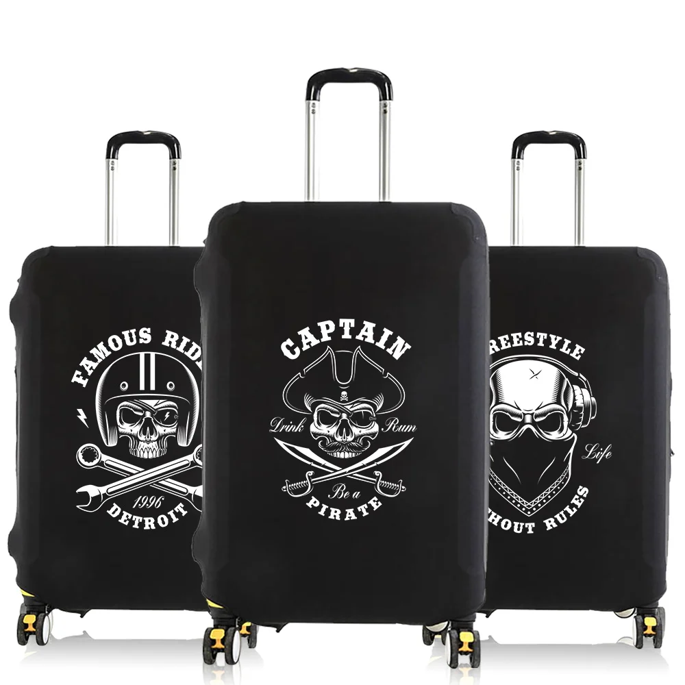 

Luggage Elastic Protective Case Dust Cover Suit for 18-28 Inch Bag Suitcase Trolley Case Covers Travel Accessories Skull Pattern