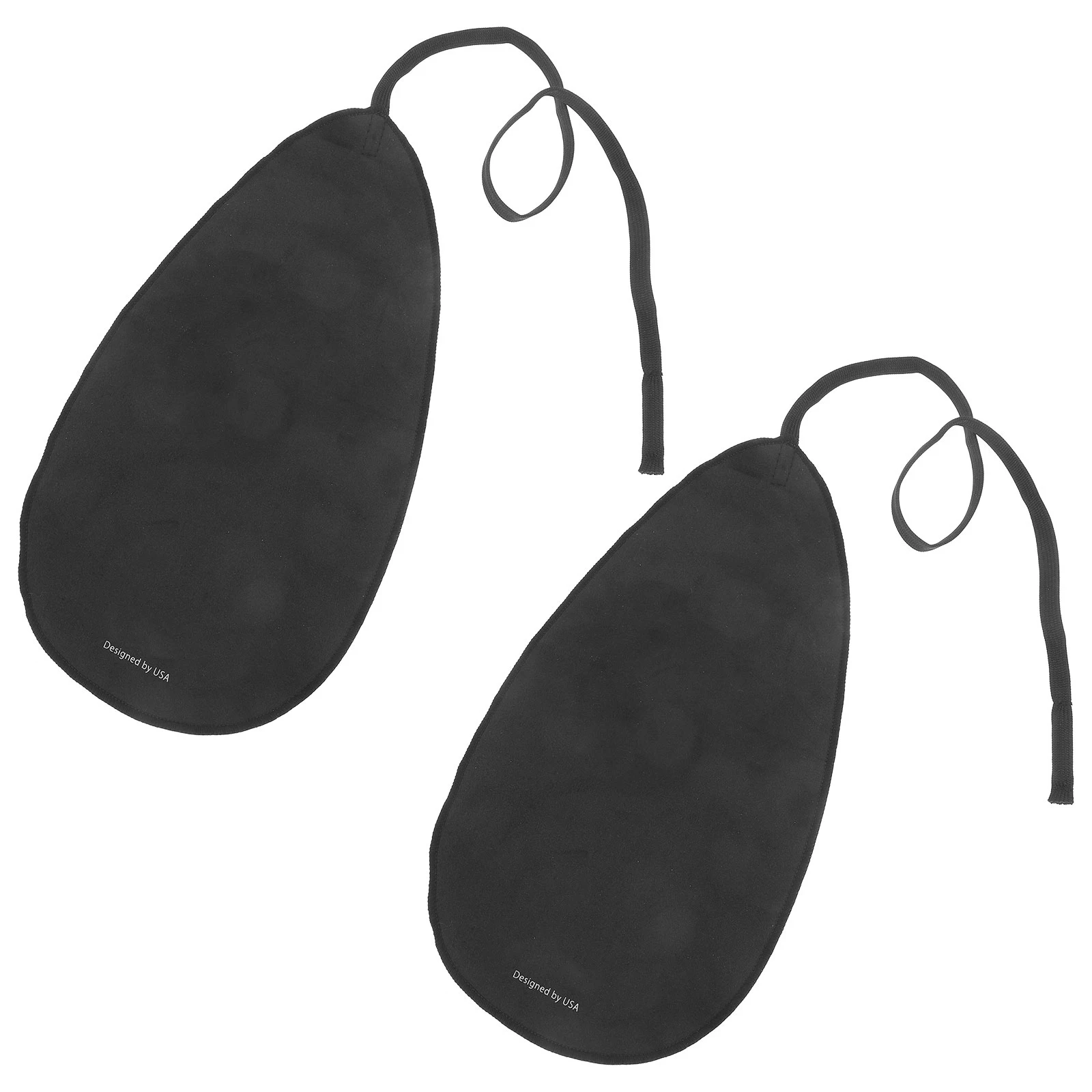 

2 Pcs Musical Instrument Cleaning Cloth Instruments Polishing Cloths for Clarinet Flute Cleaner Black Kit