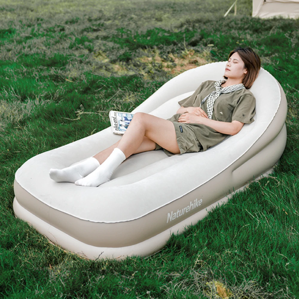 Naturehike Outdoor Camping Automatyczna nadmuchiwana sofa wbudowana pompa powietrza z poduszką