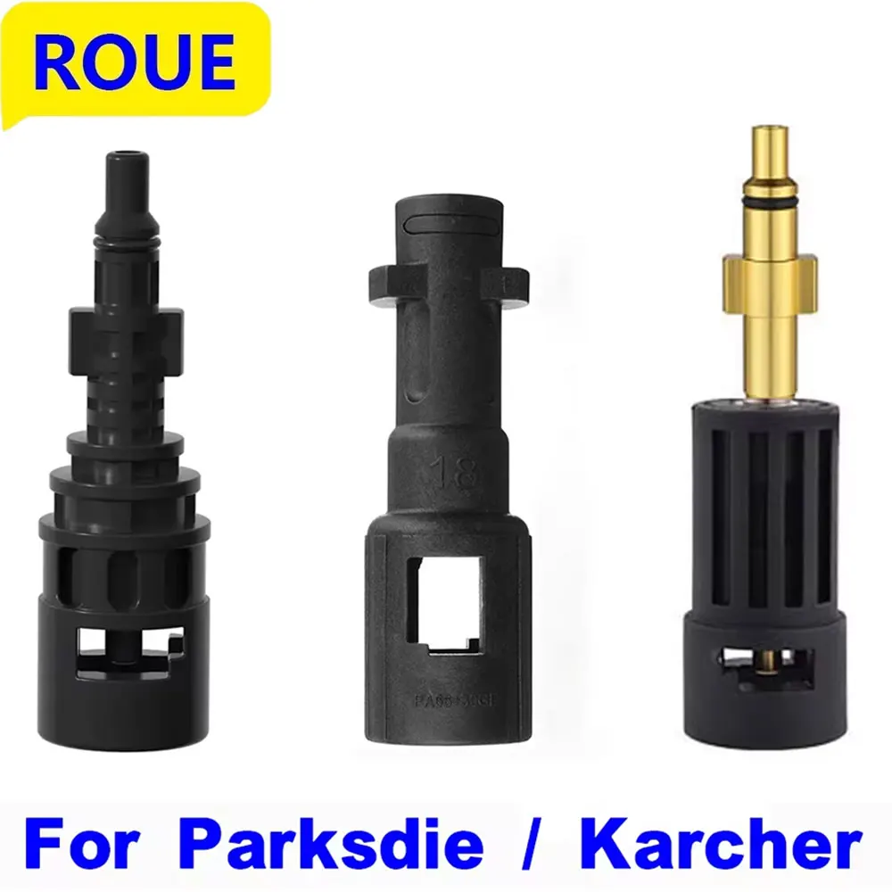 ROUE for Karcher Parkside High Pressure Washer Nozzle Adapter for Converting between Karcher Lavor Parkside CarWasher Accessory