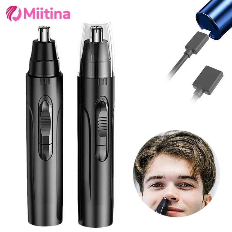 

2 in1 Electric Nose Ear Hair Trimmer For Grooming Kit Electric Eyebrow Beard Trimer Trimmer Nose Hair for Both Men Face SkinCare