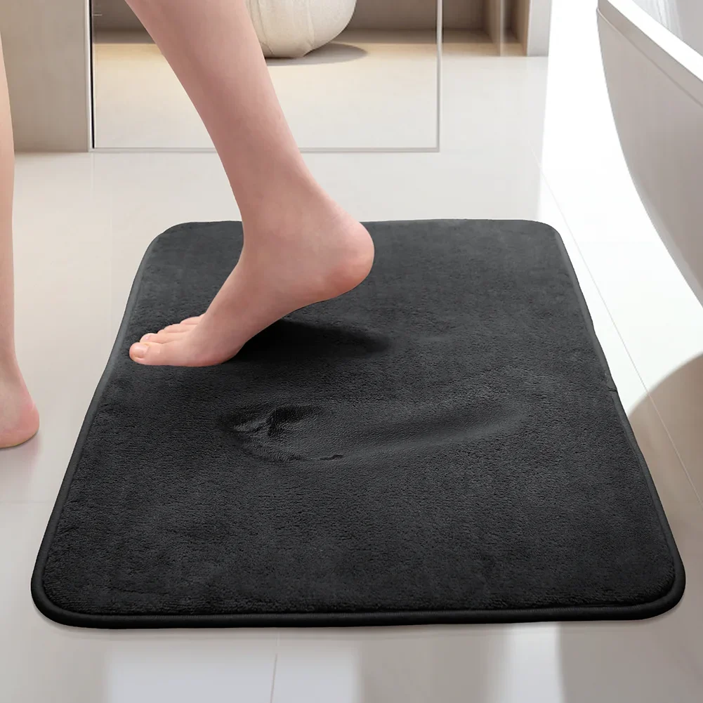 Memory Foam Boden matte saugfähige rutsch feste Bad Teppich Anti-Rutsch-Samt Bad Teppich Boden Fußmatten wasch bare Dusche Wohnkultur