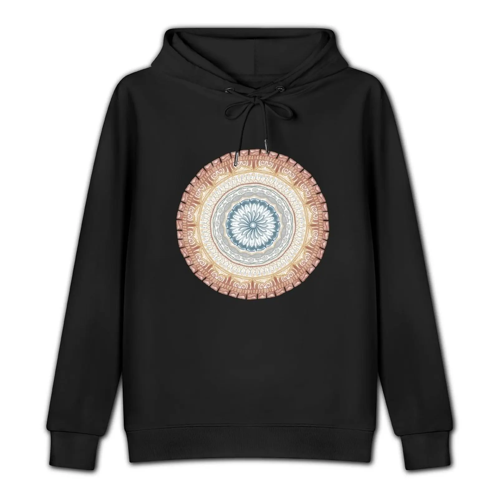 Clay & Sky Mandala Pullover Hoodie korean autumn clothes hooded shirt autumn men's winter sweater japanese hoodie