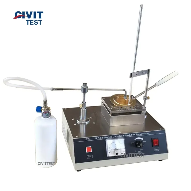 Flash Point Tester for Oil Testing Electric Asphalt Bitumen Cleveland Open Cup Flash Point Tester Apparatus