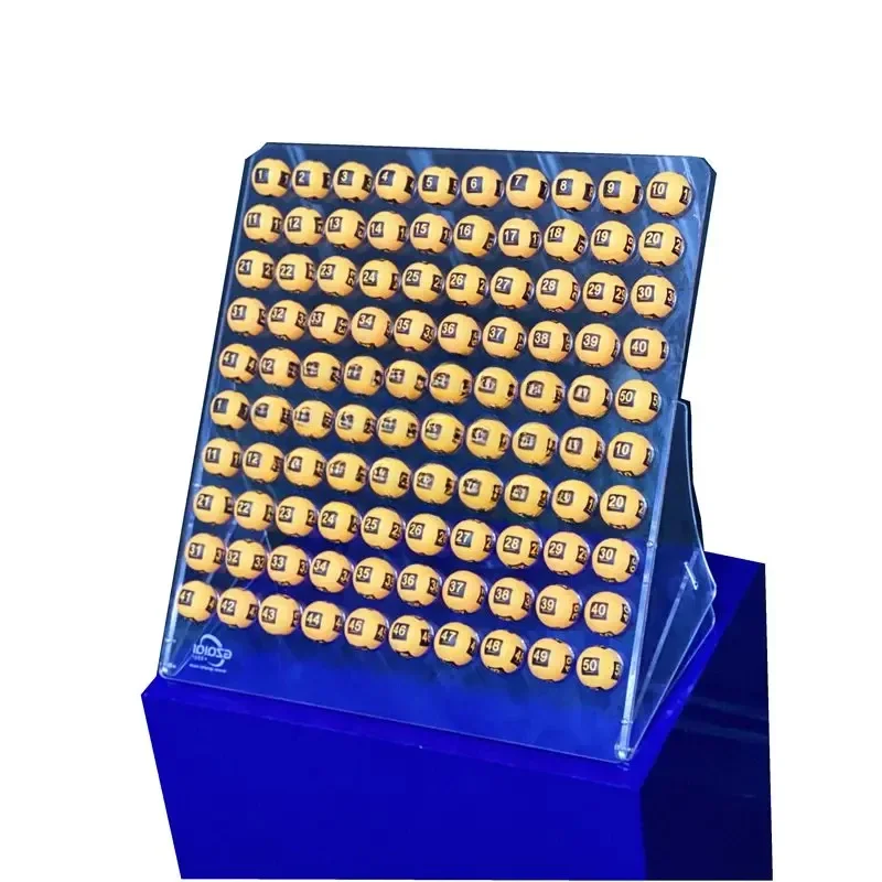 100 Ping-Pong display stand transparent stand Yaohao lottery machine ball stand bidding table digital ball box is large