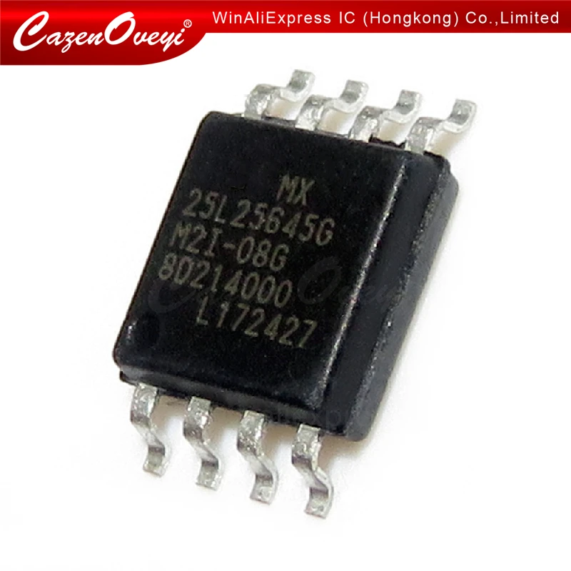 5pcs/lot MX25L25645GM2I-10G MX25L25645GM2I 25L25645G SOP-8 In Stock